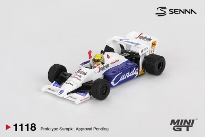 Mini Gt Toleman TG184 #19 Ayrton Senna 1984 Monaco Grand Prix No:1118