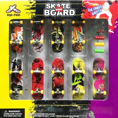 Mini Skate Board Parmak Kaykay - 9 Kaykay 36 Parcali Set V2