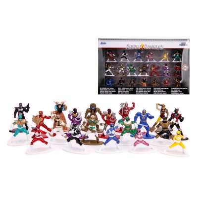 Nano Metalfigs Power Rangers 20'li Mini Figür Seti 4 Cm