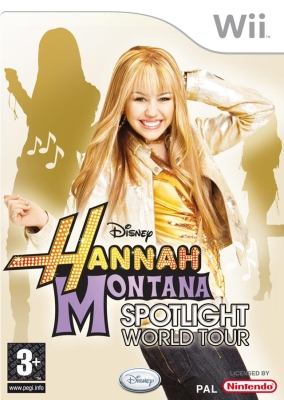 Nintendo Wii Disney Hannah Montana Spotlight World Tour