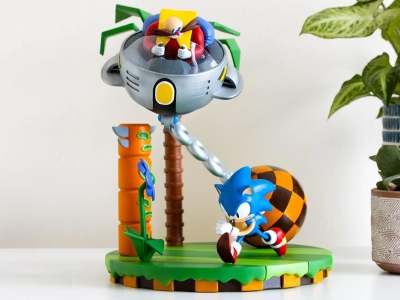 Numskull Sonic 30th Anniversary - Sonic Vs Dr. Eggman Diorama Statue Heykel, Figür 24cm