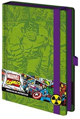 Official Marvel Retro Hulk A5 Premium Defter