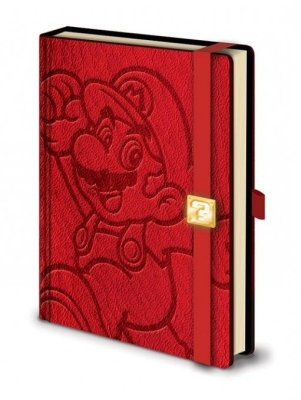 Official Super Mario A5 Premium Defter