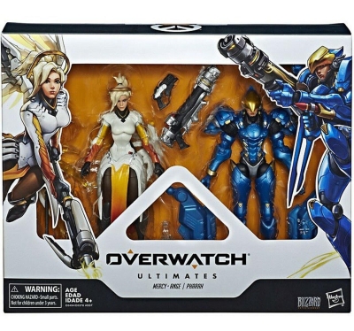 Overwatch Ultimates Series Mercy Ange & Pharah 2 Pack Hasbro 6''