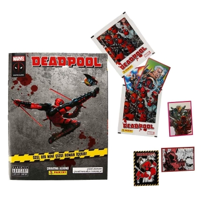 Panini Deadpool Çıkartma Albümü + 2 Paket Sticker