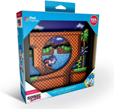 Pixel Frames - Sega Sonic the Hedgehog Loop Scene 23x23 cm