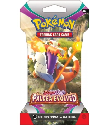 Pokemon Tcg Paldea Evolved Sleeved Tek Booster Paket