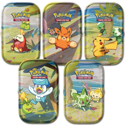 Pokemon Tcg Paldea Friends Mini Tin Box 5'li Set
