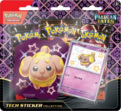 Pokemon Tcg Paldean Fates Tech Sticker Collection Fidough