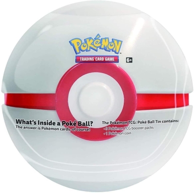 Pokemon Tcg Pokeball Tin Best of 2021 Premier Ball + 3 Booster Paket