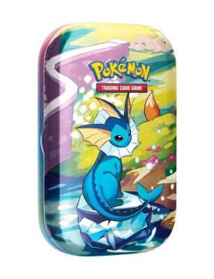 Pokemon Tcg Prismatic Evolutions Mini Tin Vaporeon