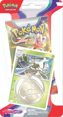 Pokemon Tcg Scarlet and Violet Checklane Booster Paket + Spidops