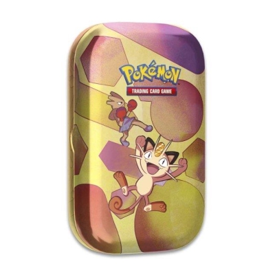 Pokemon Tcg Scarlet & Violet 151 Mini Tin Box Meowth & Hitmonchan