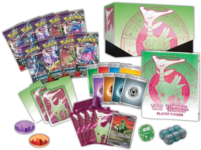 Pokemon Tcg Scarlet Violet Temporal Forces Elite Trainer Box Iron Leaves