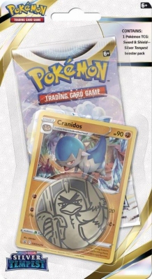 Pokemon Tcg Silver Tempest Checklane Booster Pack Cranidos Kart Seti