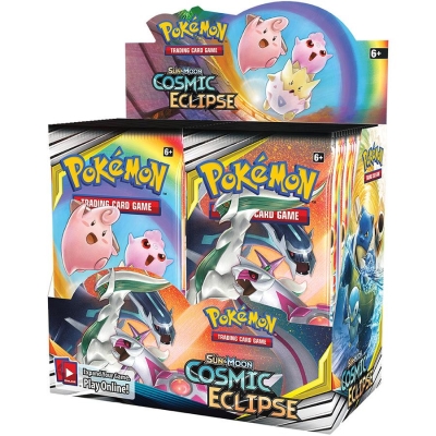 Pokemon Tcg Sun And Moon Cosmic Eclipse Booster Box-36 Paket Orjinal Jelatinde