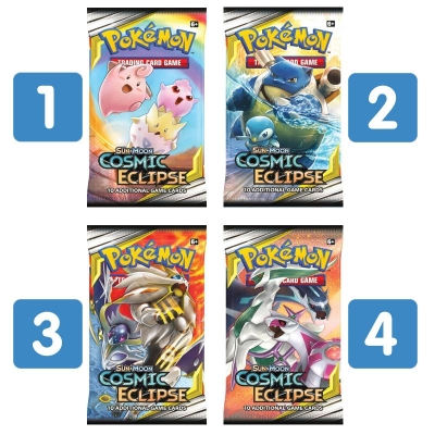 Pokemon Tcg: Sun & Moon Booster Pack Cosmic Eclipse Kart Seti 10'lu (orjinal Ürün)