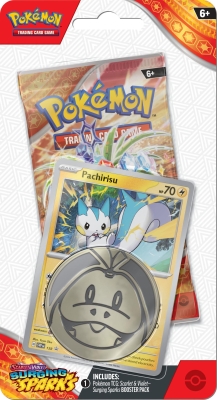 Pokemon Tcg Surging Sparks Checklane Booster Paket + Pachirisu