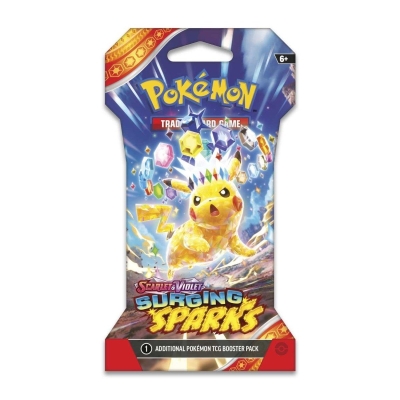 Pokemon Tcg Surging Sparks Sleeved Tek Booster Paket