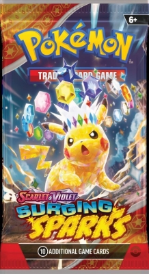 Pokemon Tcg Surging Sparks Tek Booster Paket
