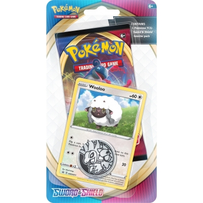 Pokemon Tcg: Sword & Shield Checklane Booster Pack Wooloo Kart Seti 10'lu (orjinal Ürün)
