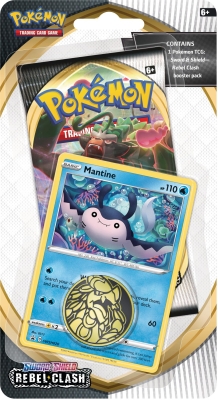 Pokemon Tcg: Sword & Shield Checklane Booster Pack Mantine Kart Seti 10'lu (orjinal Ürün)