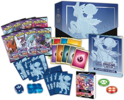 Pokemon Tcg Sword & Shield Chilling Reign Elite Trainer Box - Ice Rider Calyrex