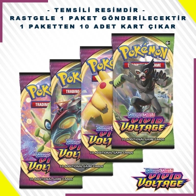 Pokemon Tcg: Sword & Shield Vivid Voltage Booster Pack (orjinal Ürün)