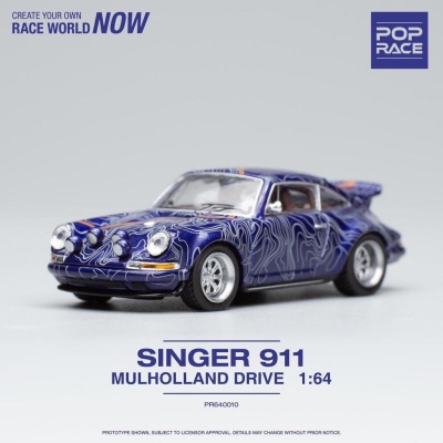 Pop Race 1/64 Porsche Singer 964 Mulholland Drive
