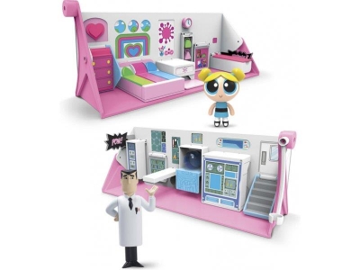 Powerpuff Girls  Deluxe 2 In 1 Flip To Action Set