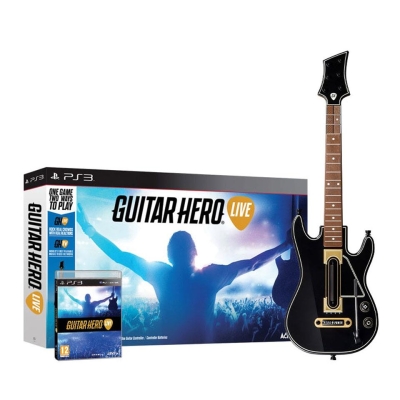 Ps3 Guitar Hero Live Guitar + Oyun ( Kutu Hasarlı )