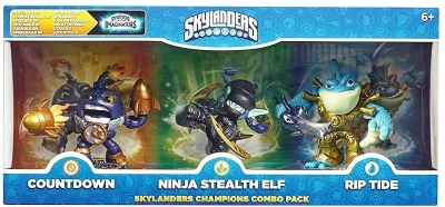 Skylanders Imaginators Pack 3 Countdown Stealth Elf Rip Tide Figür