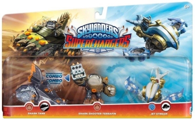 Skylanders Superchargers Shark Tank + Shark Shooter Terrafin + Jet Steam