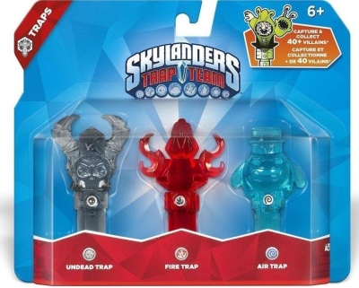Skylanders Trap Team 3lu Tuzak Undead + Fire + Air