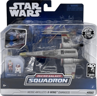 Star Wars Mikro Figur Ve Medium Arac Seti Wedge Antilles's X-Wing (Damaged)