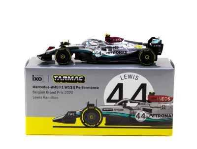 Tarmac Works 1/64 Mercedes-AMG F1 W13 E  Belgian Grand Prix 2022 Lewis Hamilton