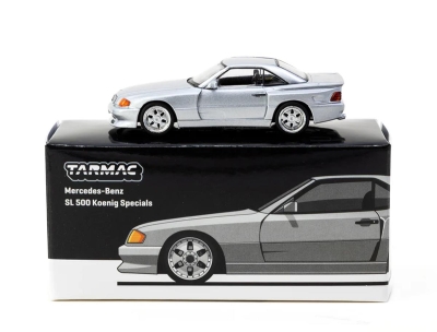 Tarmac Works 1/64 Mercedes-Benz SL 500 Koenig Specials Silver