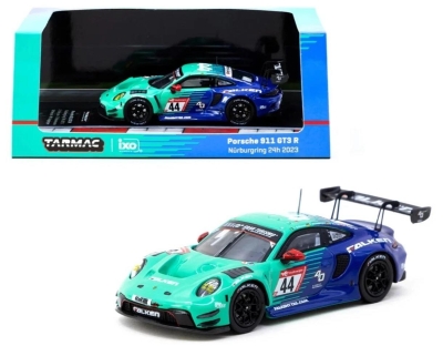 Tarmac Works X iXO Models 1/64 Porsche 911 GT3 R Nürburgring 24h 2023 #44