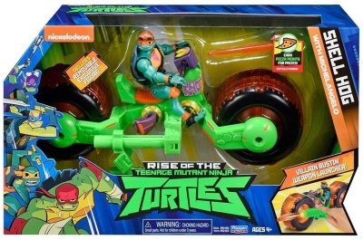 Teenage Mutant Ninja Turtles TMNT Shell Hog With Michelangelo 27cm
