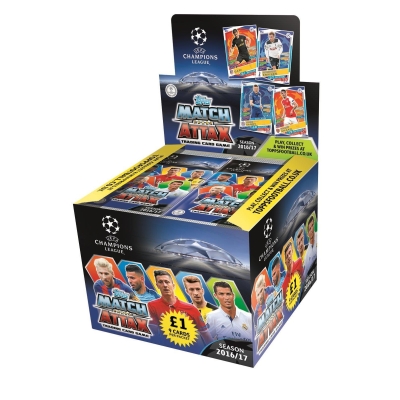Topps Champions League 2016 - 2017 50 Paketli Box
