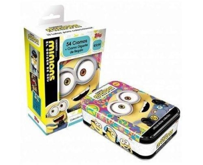 Topps Minions - 54 Sticker Metal Kutu