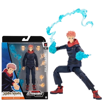 Total Anime Jujutsu Kaisen Yuji 6.5-Inch Action Figür Ve Aksesuarları