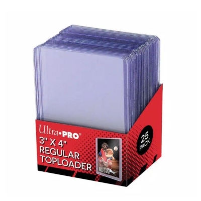 Ultra Pro 7,5cm X 10cm Clear Regular Toploader 25'li