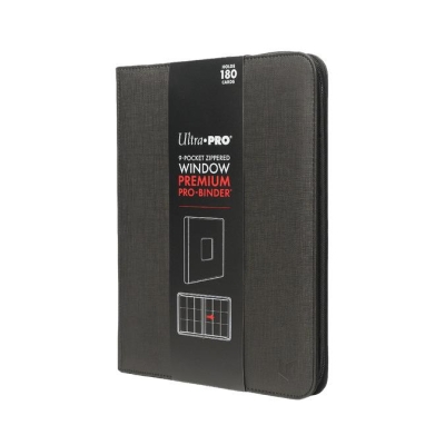 Ultra Pro Fermuarlı Window Pro Premium Binder 9 Cepli 180 Kart Kapasiteli