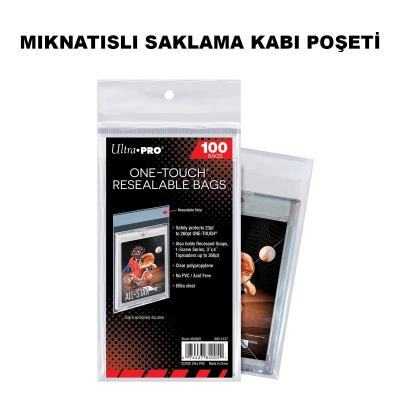 Ultra Pro One-Touch Resealable Bags 100'lü Çerçeve Koruyucu