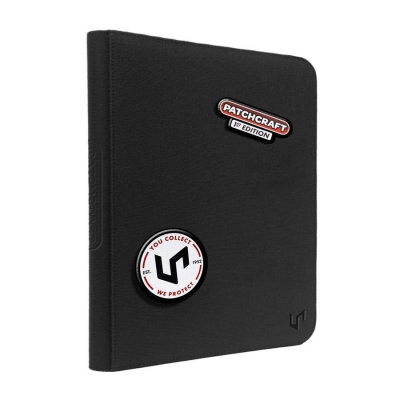 Ultra Pro Patchcraft Fermuarlı 9 Cepli Pro-Binder Black 360 Kart Kapasiteli