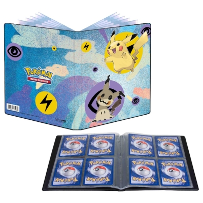 Ultra Pro Portfolio Pokemon Pikachu And Mimikyu 4 Cepli 80 Kart Kapasiteli Albüm