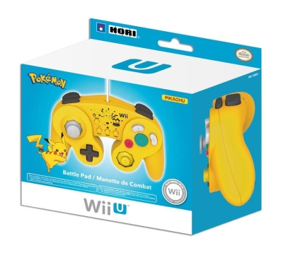 Wii U Orjinal Lisansli Pikachu Kablolu Fight Pad Kol