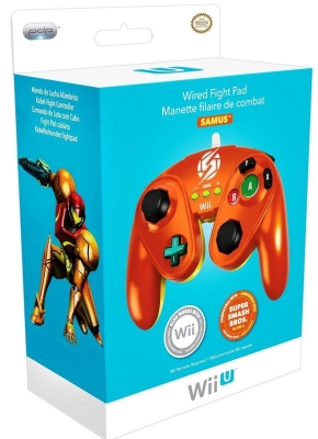 Wii U Pdp Samus Wired Fight Pad Classic Controller