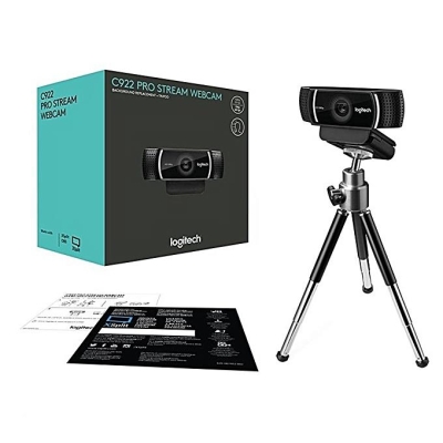 Logitech C922 Pro Hd Webcam + Tripod